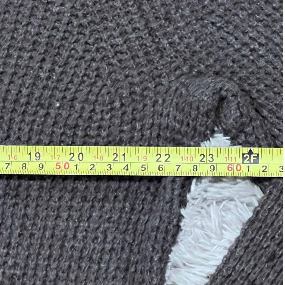 Banana Republic Men's Textured Knit Sweater Dark Gray Crew Neck Size XL‎